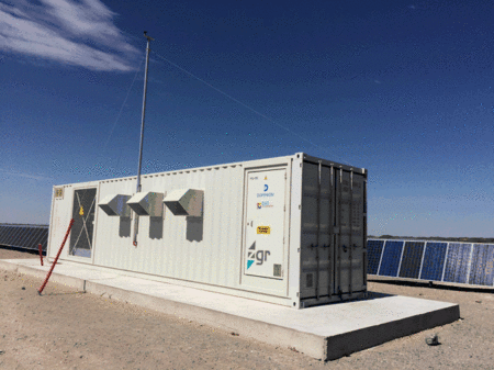 Energía eléctrica híbrida: Paneles solares y almacenamiento híbrido en baterías ZGR