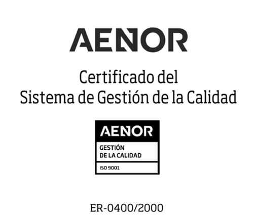 Certificado del Sistema de Gestión de la Calidad de ZGR Corporación