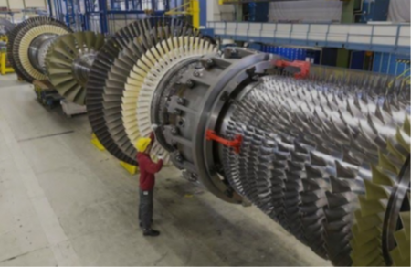 Imagen 1: Turbina de gas SGR - 8000H de Siemens