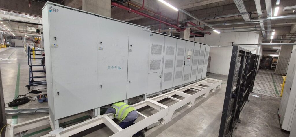 Instalación en una planta industrial de un DVR de alta potencia de ZGR Corporación.